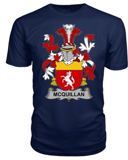 ScotsTee McQuillan Coat Of Arms Family Crest Fighting Irish III T Shirt
