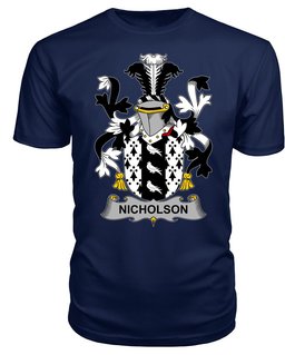 ScotsTee Nicholson Coat Of Arms Family Crest Fighting Irish III T Shirt