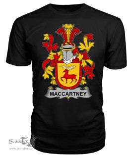 ScotsTee McCartney or MacCartney Coat Of Arms Family Crest Fighting Irish III T Shirt