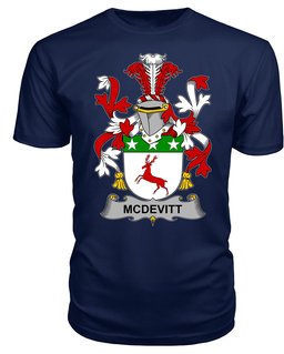 ScotsTee McDevitt Coat Of Arms Family Crest Fighting Irish III T Shirt