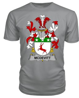 ScotsTee McDevitt Coat Of Arms Family Crest Fighting Irish III T Shirt