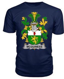 ScotsTee McGuiness or McGenis Coat Of Arms Family Crest Fighting Irish III T Shirt