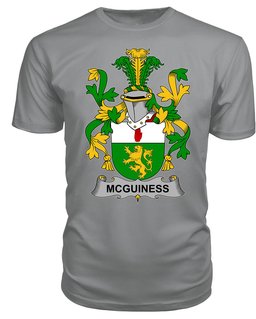 ScotsTee McGuiness or McGenis Coat Of Arms Family Crest Fighting Irish III T Shirt