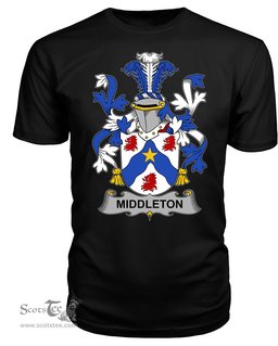 ScotsTee Middleton Coat Of Arms Family Crest Fighting Irish III T Shirt