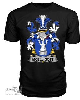 ScotsTee McElligott Coat Of Arms Family Crest Fighting Irish III T Shirt