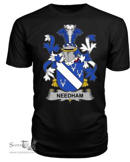 ScotsTee Needham or O'Nee Coat Of Arms Family Crest Fighting Irish III T Shirt