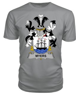 ScotsTee Myers Coat Of Arms Family Crest Fighting Irish III T Shirt