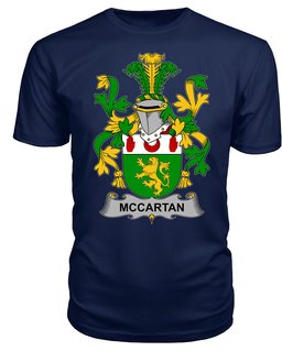 ScotsTee McCartan Coat Of Arms Family Crest Fighting Irish III T Shirt