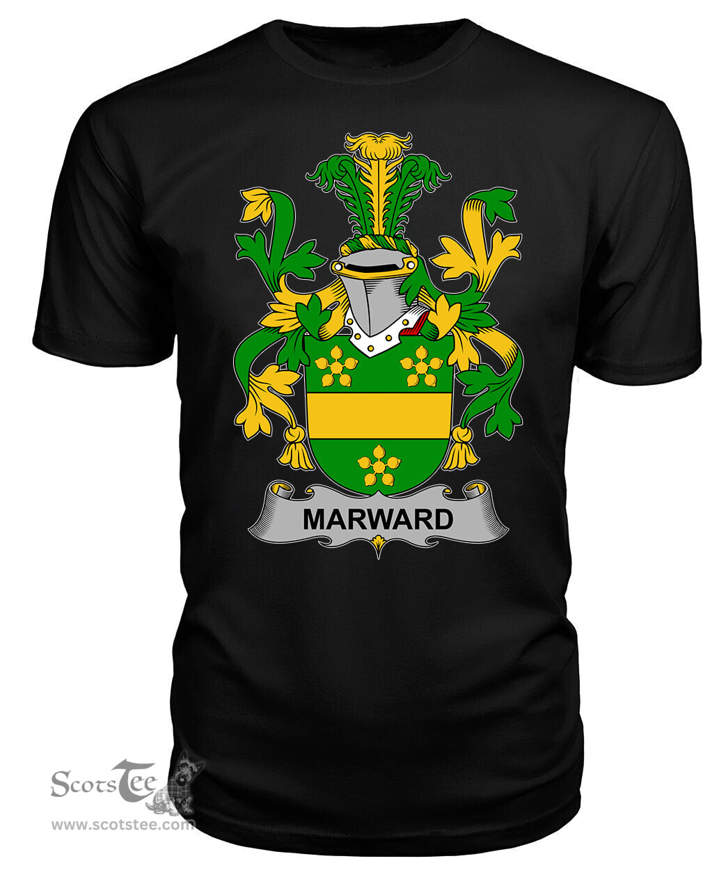 ScotsTee Marward Coat Of Arms Family Crest Fighting Irish III T Shirt