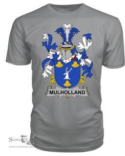 ScotsTee Mulholland Coat Of Arms Family Crest Fighting Irish III T Shirt