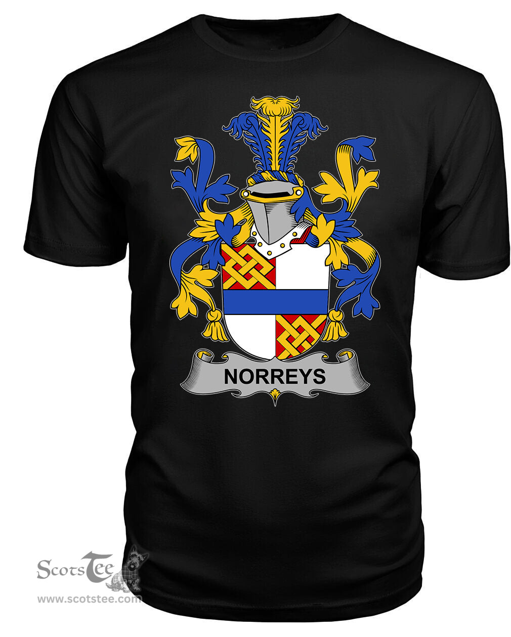 ScotsTee Norreys Coat Of Arms Family Crest Fighting Irish III T Shirt