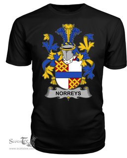 ScotsTee Norreys Coat Of Arms Family Crest Fighting Irish III T Shirt