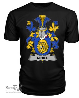 ScotsTee Mihill Coat Of Arms Family Crest Fighting Irish III T Shirt