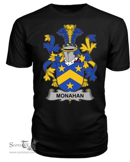 ScotsTee Monahan or O'Monaghan Coat Of Arms Family Crest Fighting Irish III T Shirt