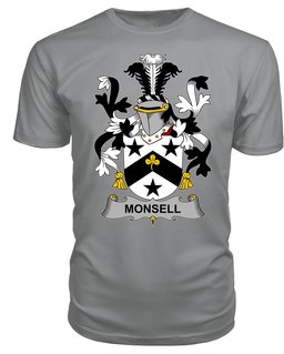 ScotsTee Monsell Coat Of Arms Family Crest Fighting Irish III T Shirt