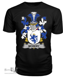 ScotsTee McRery or McCrery Coat Of Arms Family Crest Fighting Irish III T Shirt