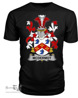 ScotsTee McDermot Coat Of Arms Family Crest Fighting Irish III T Shirt