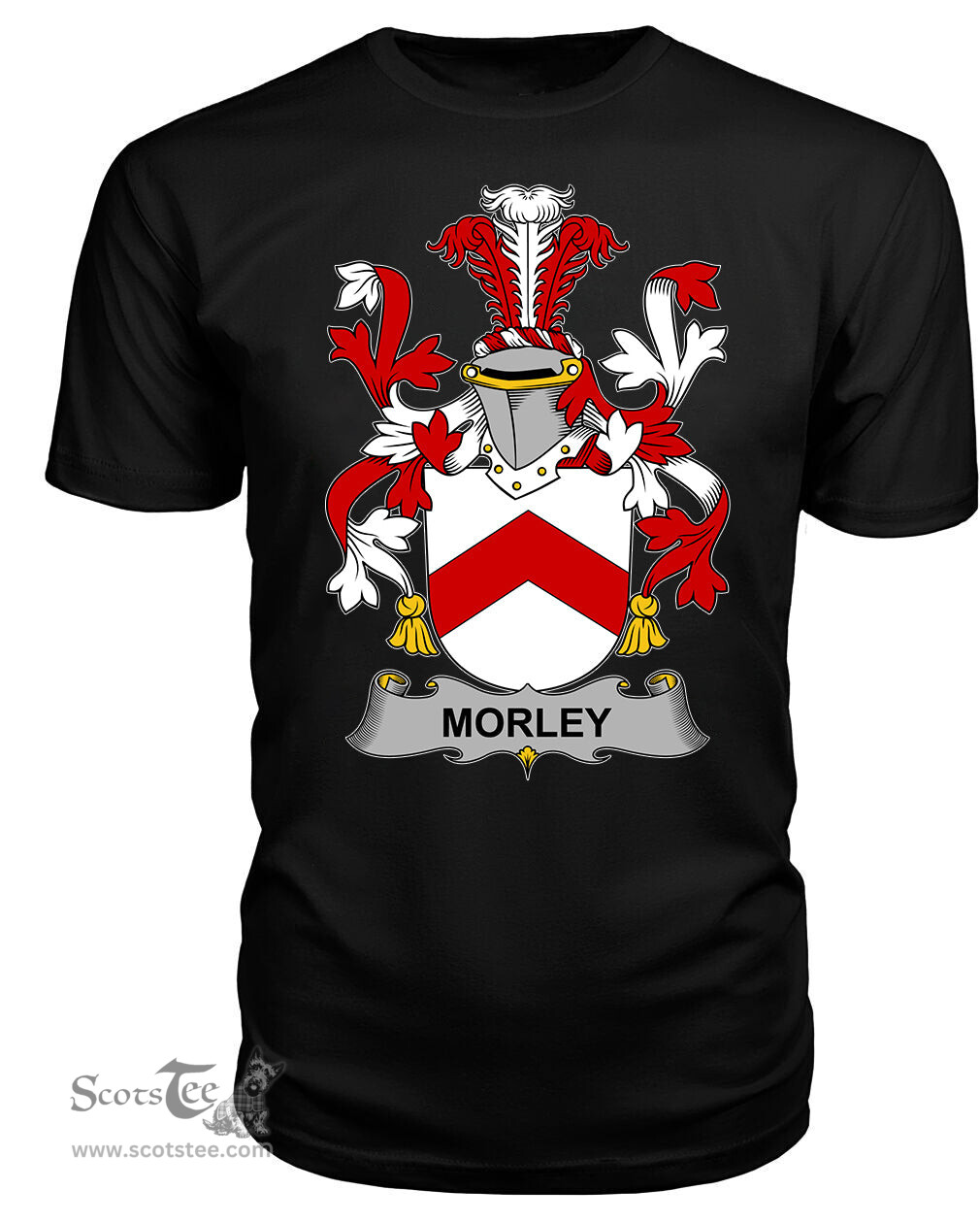 ScotsTee Morley Coat Of Arms Family Crest Fighting Irish III T Shirt