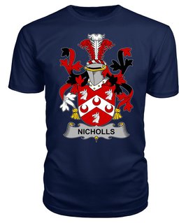 ScotsTee Nicholls or Nichols Coat Of Arms Family Crest Fighting Irish III T Shirt