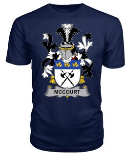 ScotsTee McCourt Coat Of Arms Family Crest Fighting Irish III T Shirt