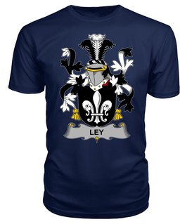 ScotsTee Ley Coat Of Arms Family Crest Fighting Irish III T Shirt
