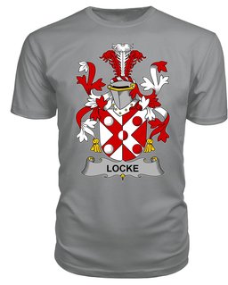 ScotsTee Locke Coat Of Arms Family Crest Fighting Irish III T Shirt