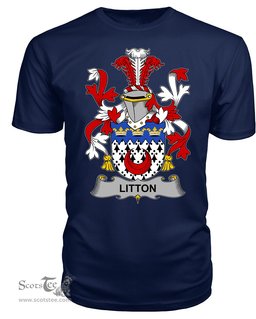 ScotsTee Litton Coat Of Arms Family Crest Fighting Irish III T Shirt