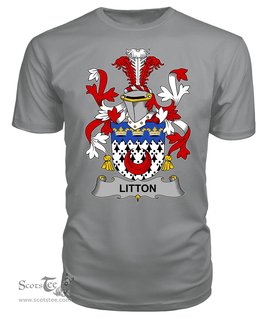 ScotsTee Litton Coat Of Arms Family Crest Fighting Irish III T Shirt