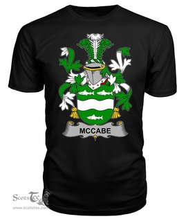 ScotsTee McCabe Coat Of Arms Family Crest Fighting Irish III T Shirt