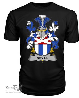ScotsTee Nevill or Neville Coat Of Arms Family Crest Fighting Irish III T Shirt