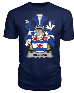 ScotsTee Milligan Coat Of Arms Family Crest Fighting Irish III T Shirt
