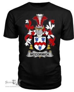 ScotsTee McCormick Coat Of Arms Family Crest Fighting Irish III T Shirt