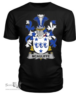 ScotsTee McAuliffe Coat Of Arms Family Crest Fighting Irish III T Shirt