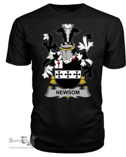 ScotsTee Newsom or Newsam Coat Of Arms Family Crest Fighting Irish III T Shirt