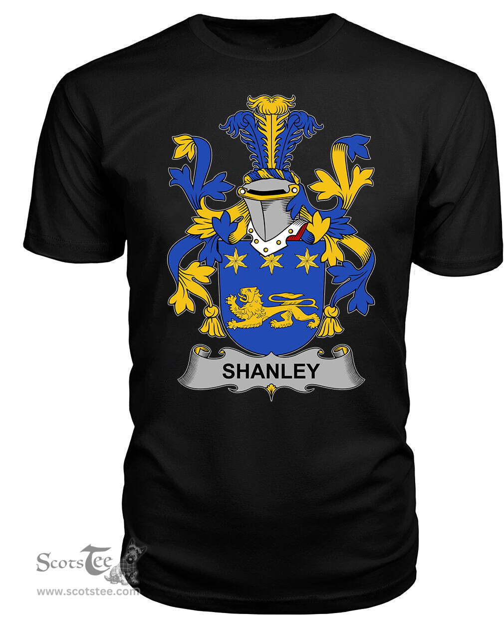 ScotsTee Shanley or McShanly Coat Of Arms Family Crest Fighting Irish III T Shirt