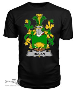 ScotsTee Rogan or O'Rogan Coat Of Arms Family Crest Fighting Irish III T Shirt