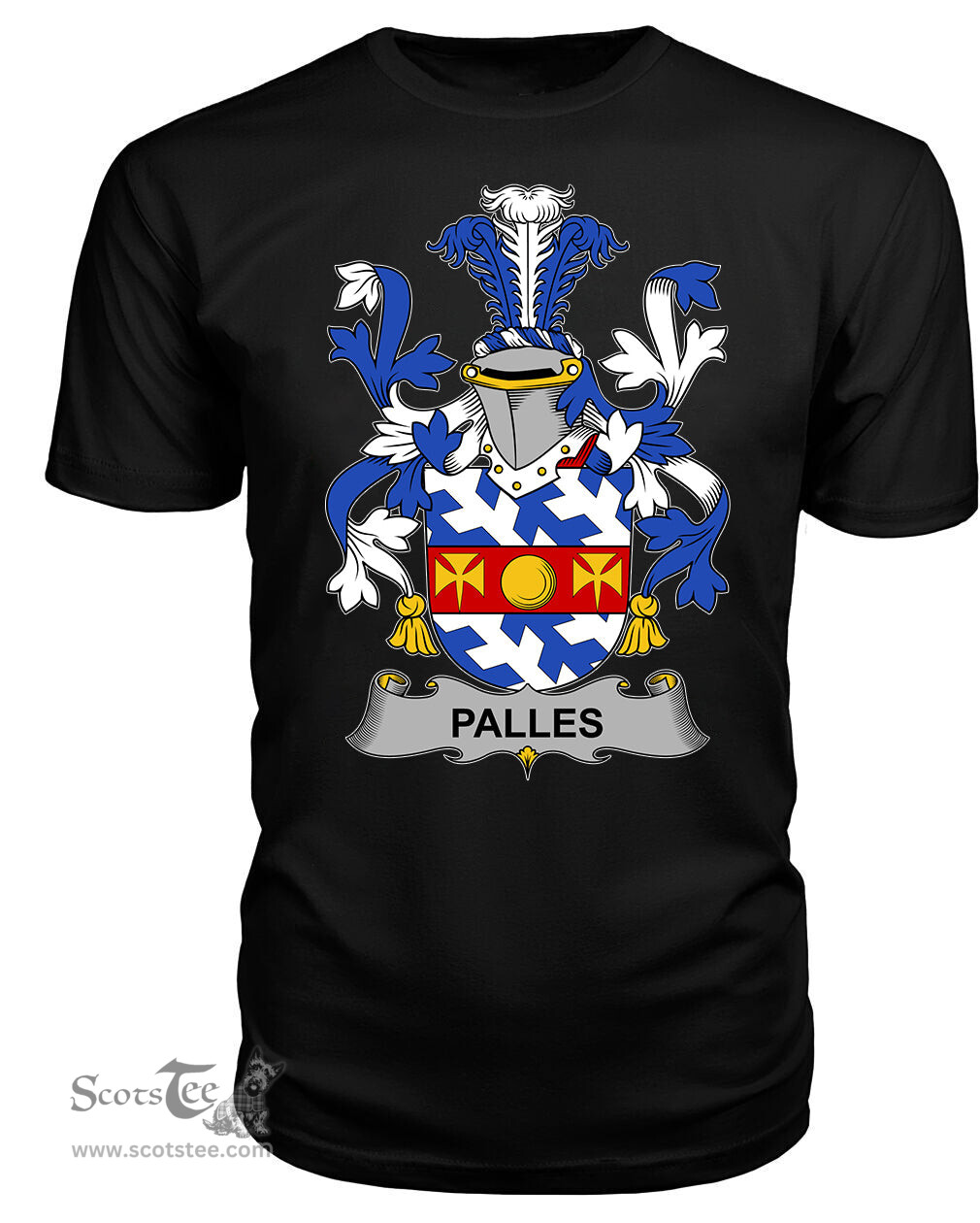 ScotsTee Palles Coat Of Arms Family Crest Fighting Irish III T Shirt