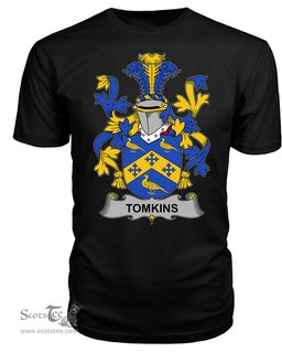 ScotsTee Tomkins Coat Of Arms Family Crest Fighting Irish III T Shirt