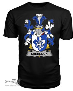 ScotsTee Sherlock Coat Of Arms Family Crest Fighting Irish III T Shirt
