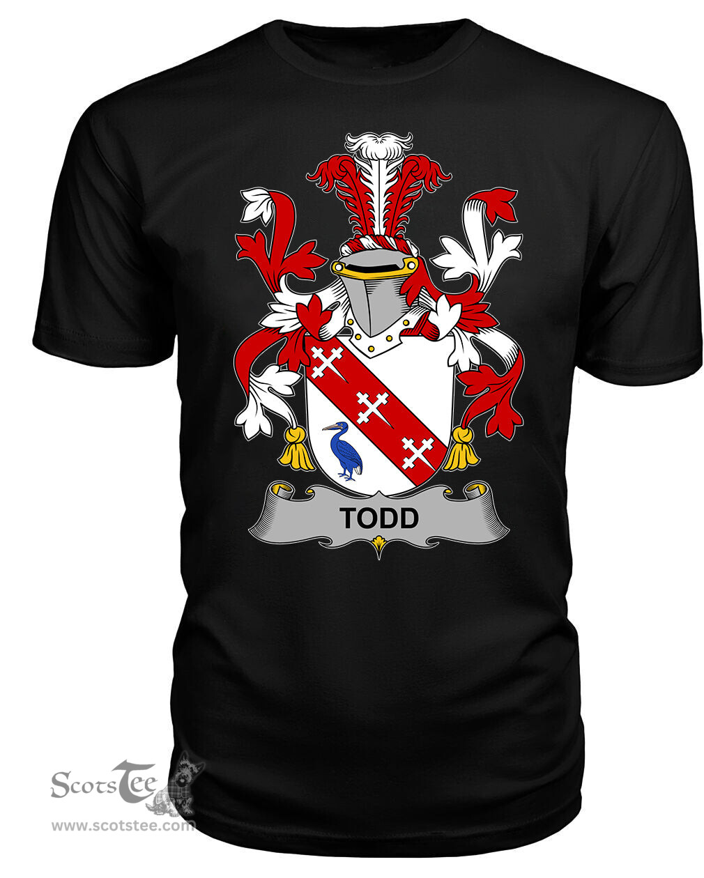 ScotsTee Todd or Tod Coat Of Arms Family Crest Fighting Irish III T Shirt