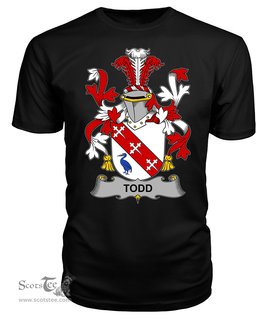 ScotsTee Todd or Tod Coat Of Arms Family Crest Fighting Irish III T Shirt