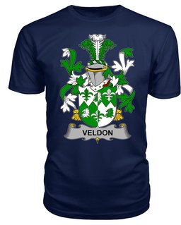 ScotsTee Veldon Coat Of Arms Family Crest Fighting Irish III T Shirt