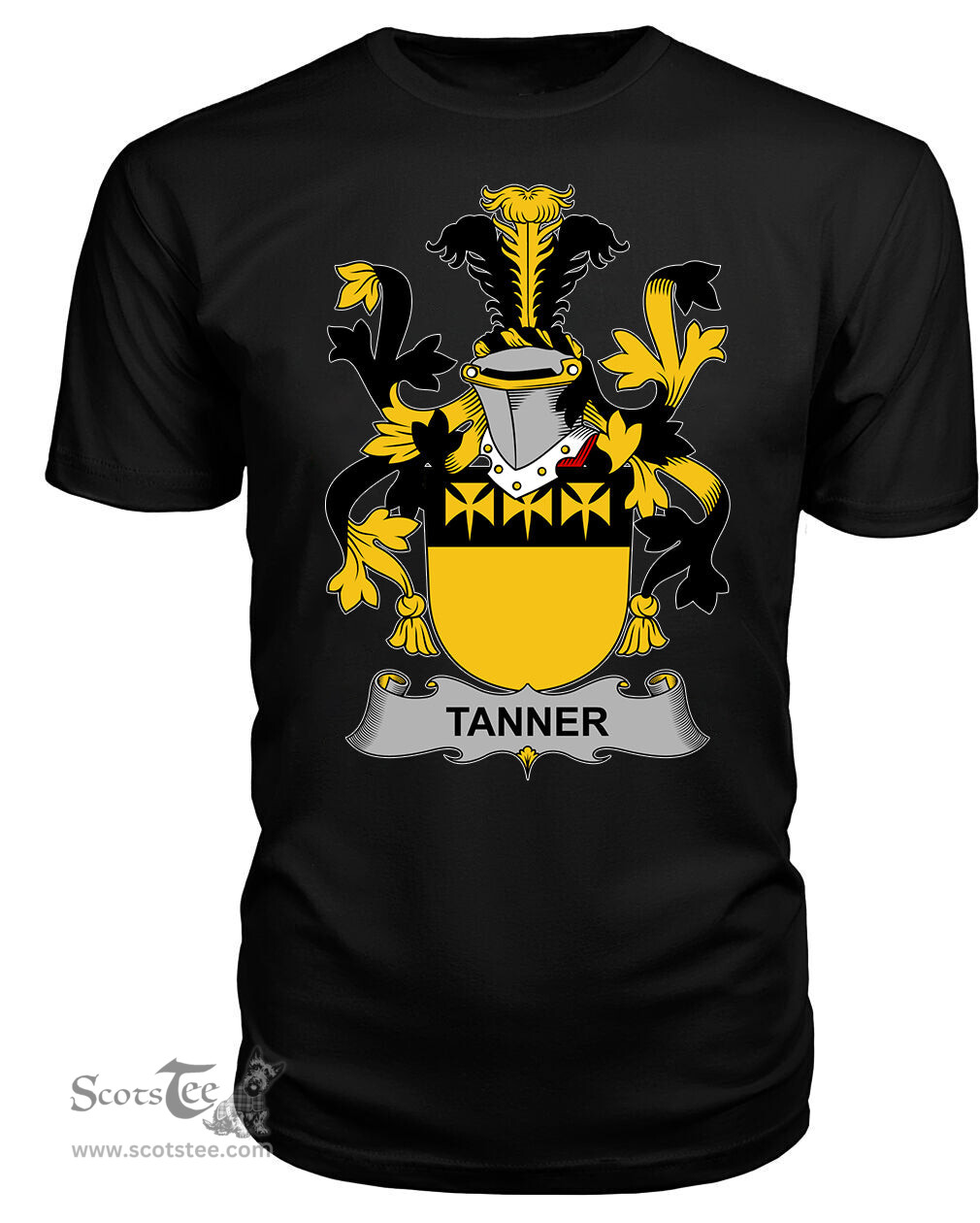 ScotsTee Tanner Coat Of Arms Family Crest Fighting Irish III T Shirt