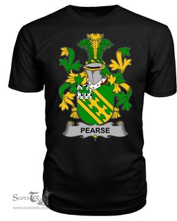 ScotsTee Pearse Coat Of Arms Family Crest Fighting Irish III T Shirt