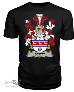 ScotsTee Scott Coat Of Arms Family Crest Fighting Irish III T Shirt