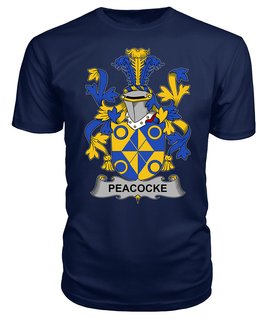 ScotsTee Peacocke Coat Of Arms Family Crest Fighting Irish III T Shirt