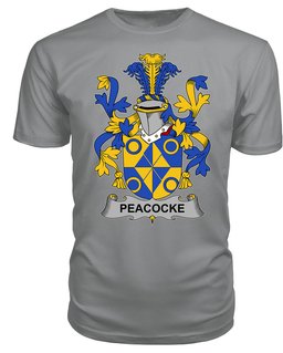 ScotsTee Peacocke Coat Of Arms Family Crest Fighting Irish III T Shirt