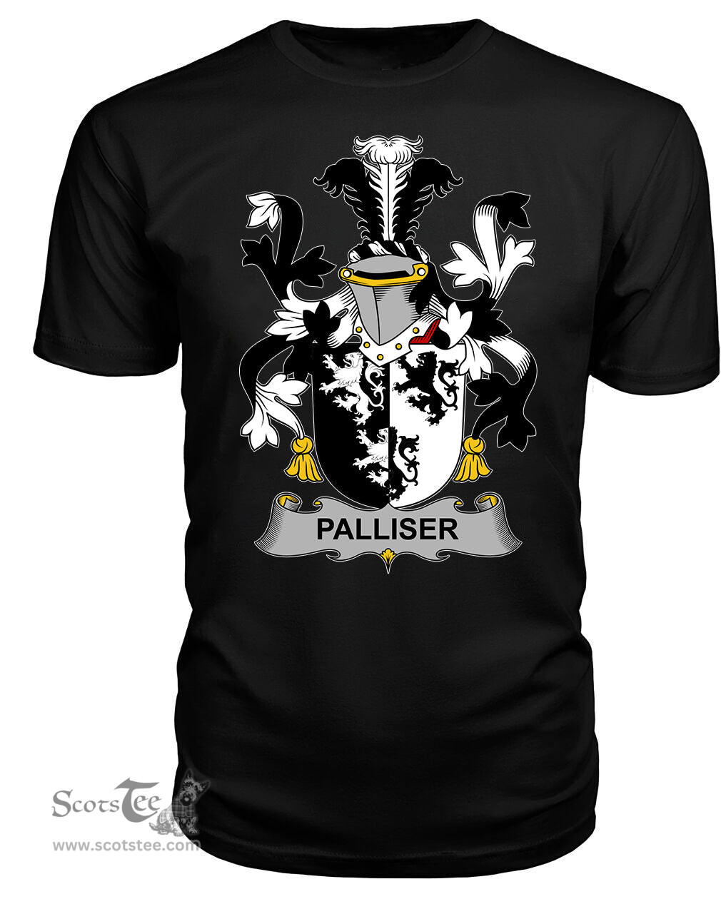 ScotsTee Palliser Coat Of Arms Family Crest Fighting Irish III T Shirt