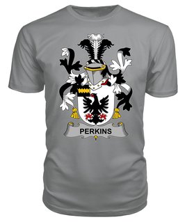 ScotsTee Perkins Coat Of Arms Family Crest Fighting Irish III T Shirt