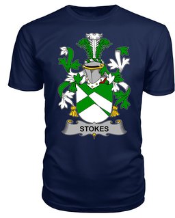 ScotsTee Stokes Coat Of Arms Family Crest Fighting Irish III T Shirt